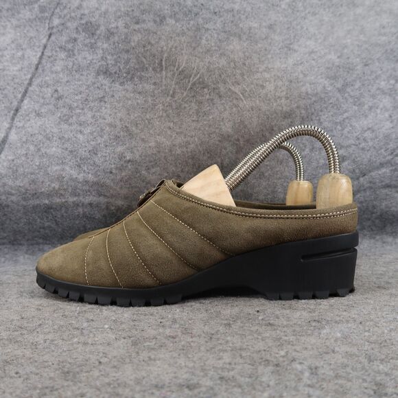 Cole Haan Shoes Women 8 Mule Slip On Comfort Leather Zip Waterproof Fashion Clog - Picture 3 of 15